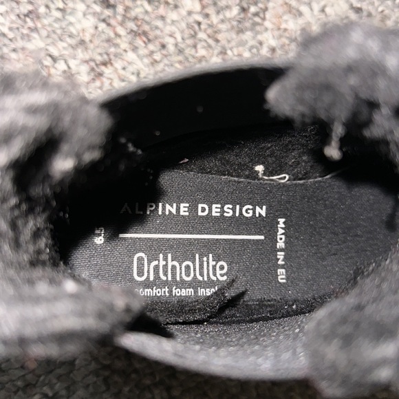 Alpine Design Ortholite Women’s Black Ankle Boots - Picture 8 of 9